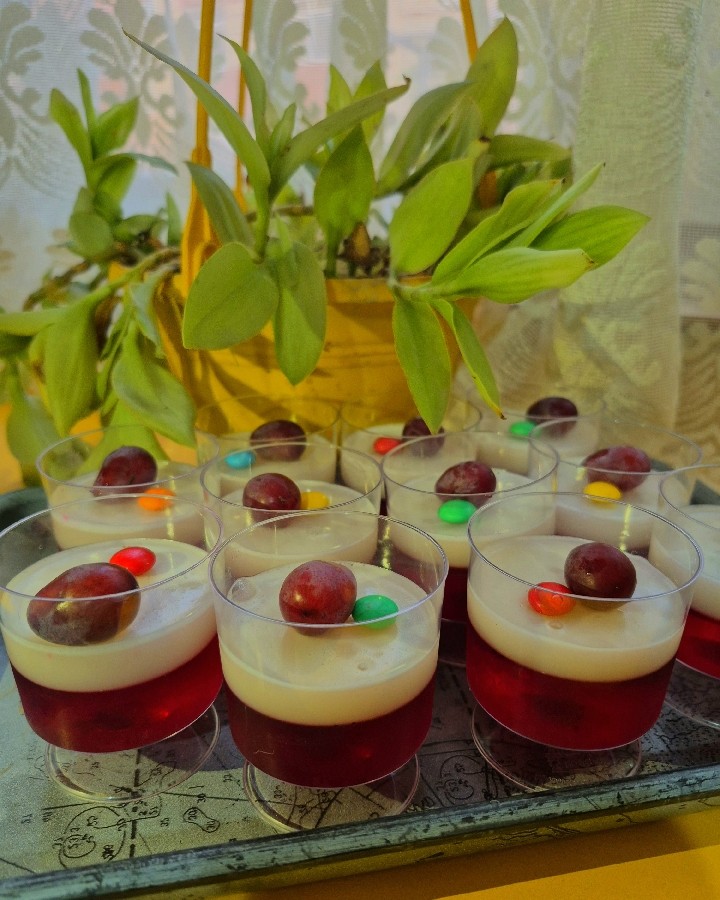 عکس ژله لیوانی