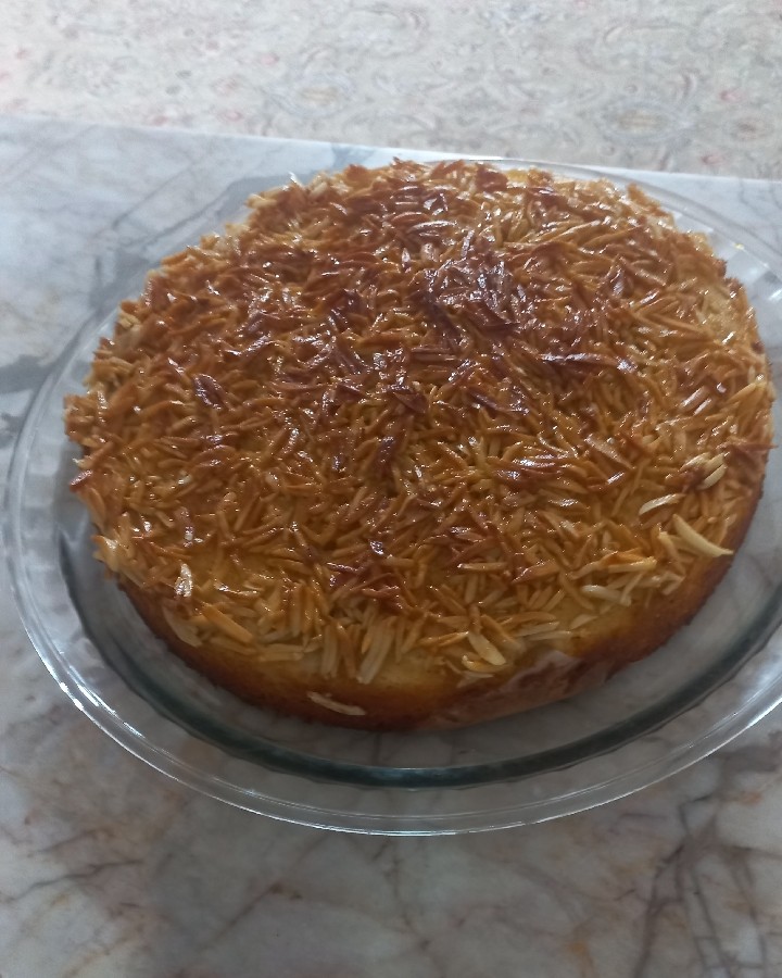 عکس کیک ملکه بادام یکی از خوشمزه ترین کیکها 