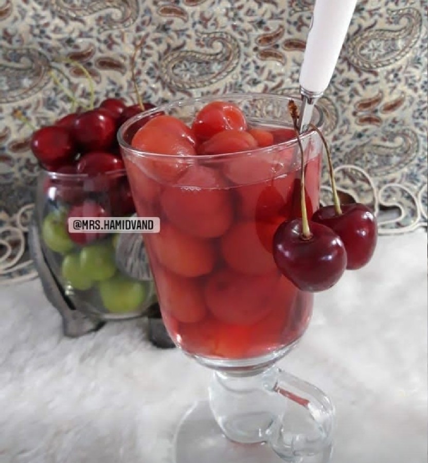 عکس کمپوت گیلاس