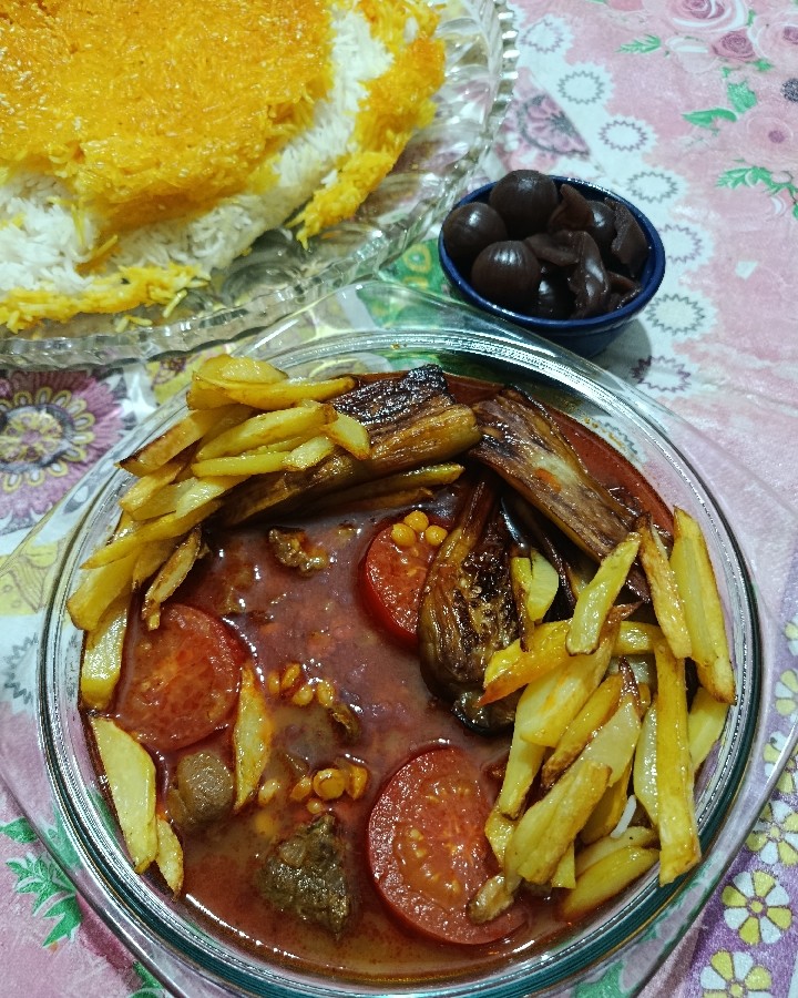 عکس قیمه بادمجان