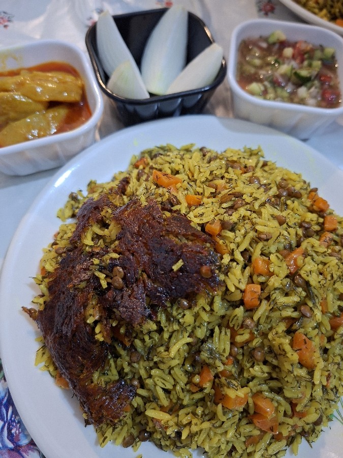 عکس دمپخت هویج و شوید 