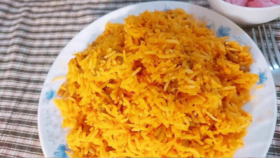 عکس لوبیا پلو