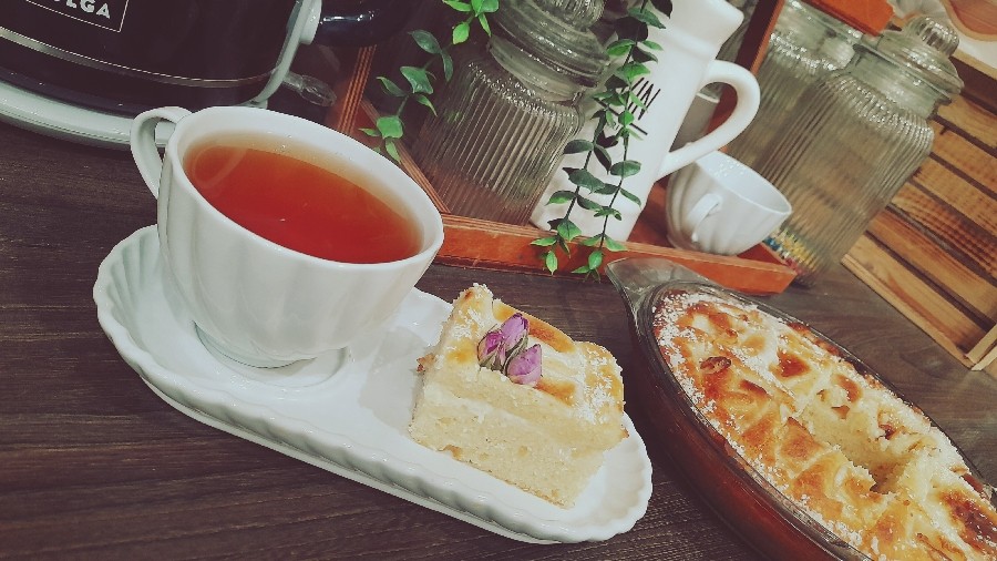عکس بسبوسه خامه ای