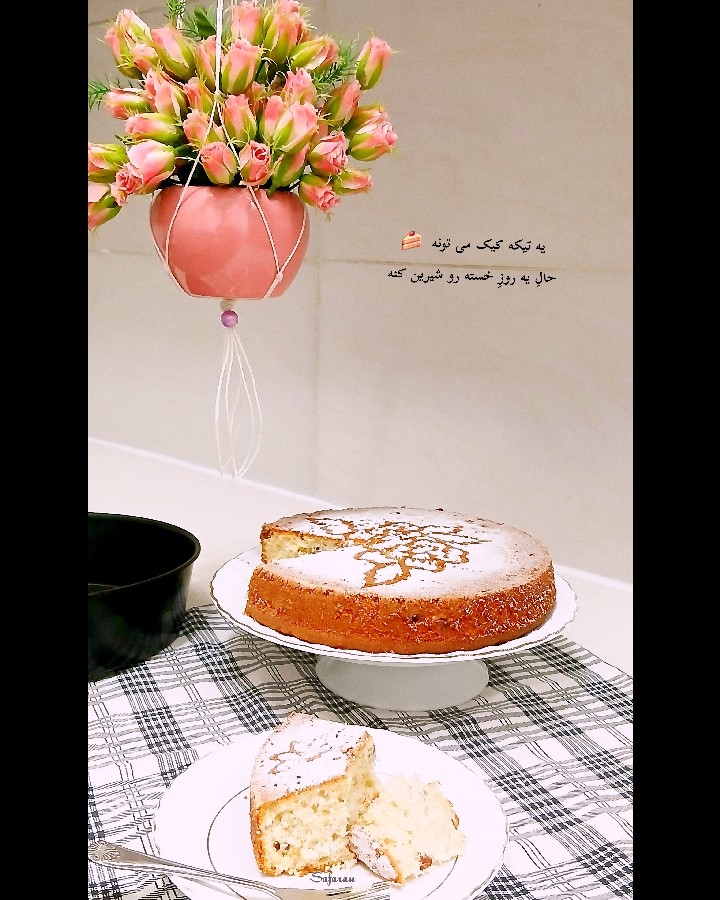 عکس کیک کشمشی رژیمی
