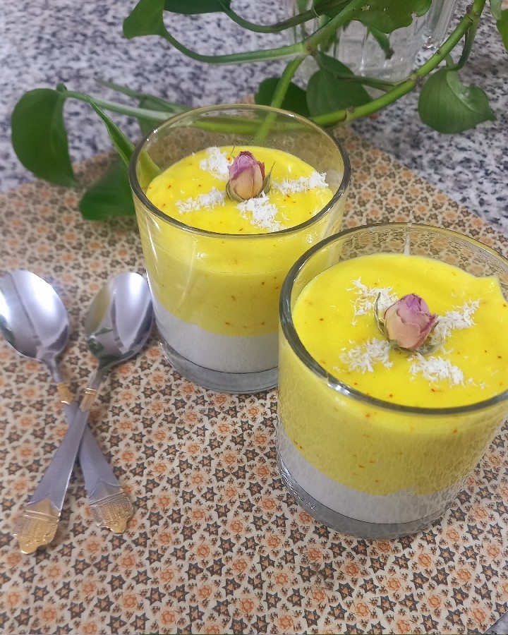 عکس فرنی دو رنگ