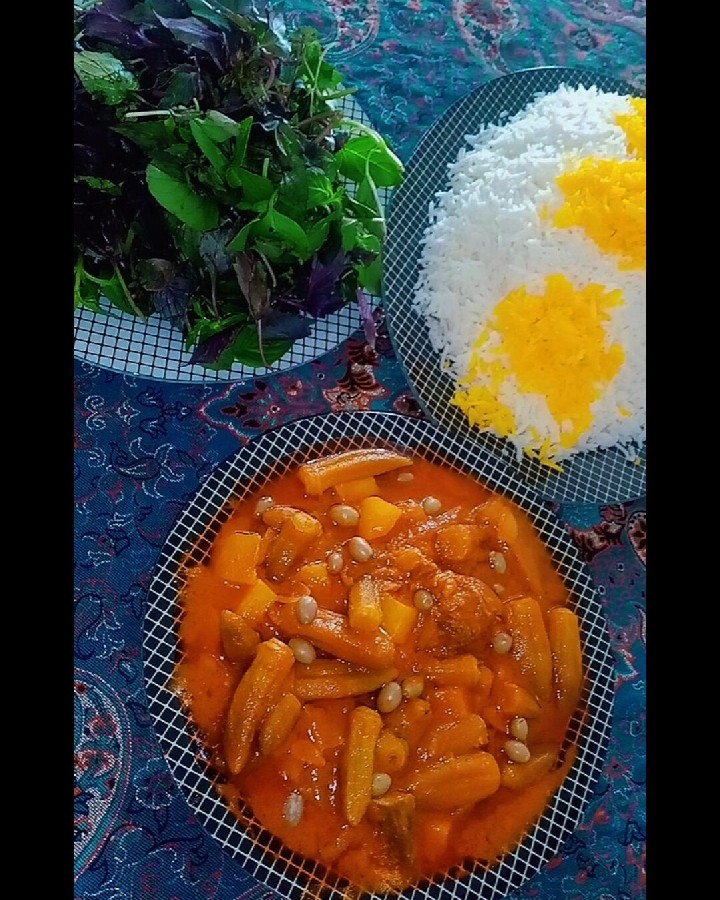 عکس خورش بامیه 
