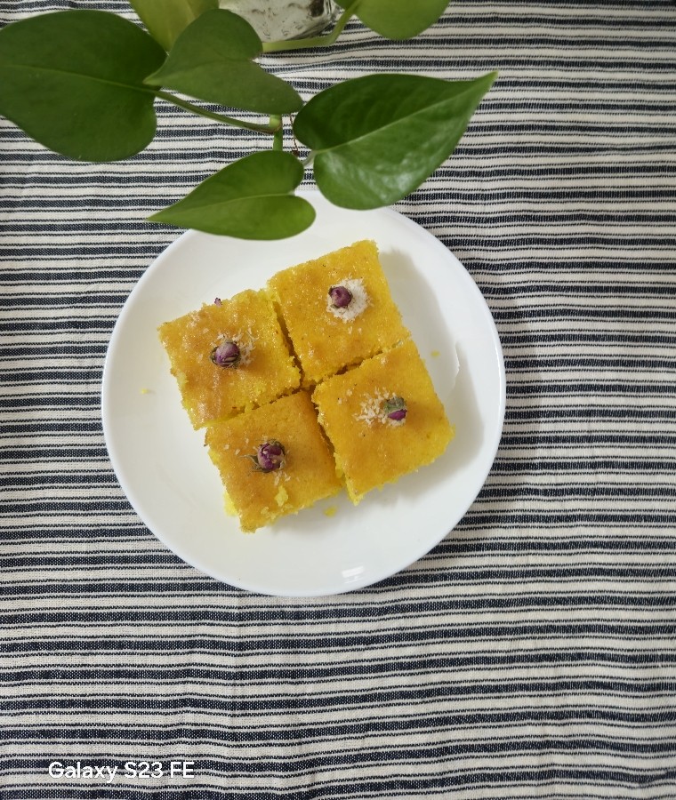 عکس کیک باقلوا نارگیلی 