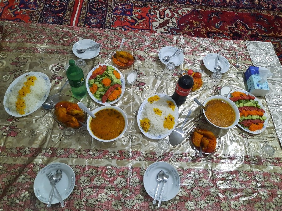 عکس شام تولد