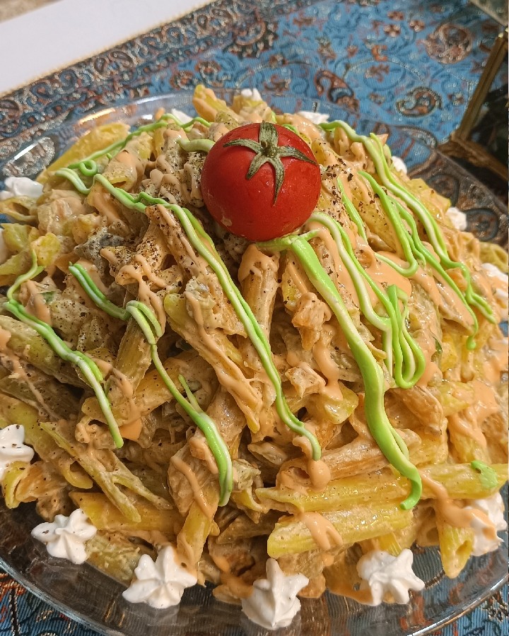 عکس سالاد ماکارانی 