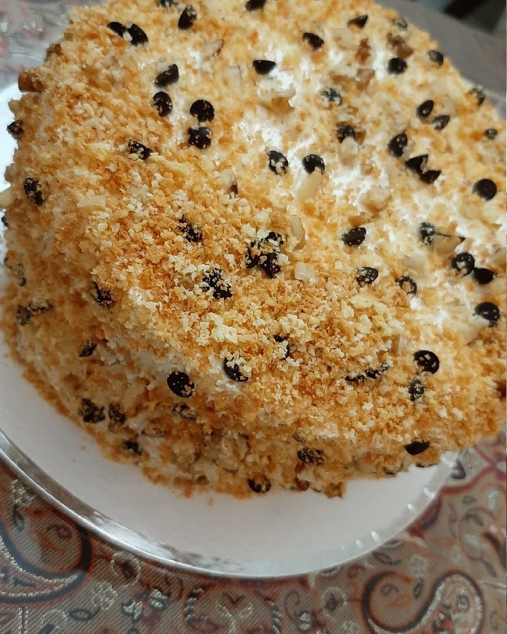 عکس کیک خامه ای 
