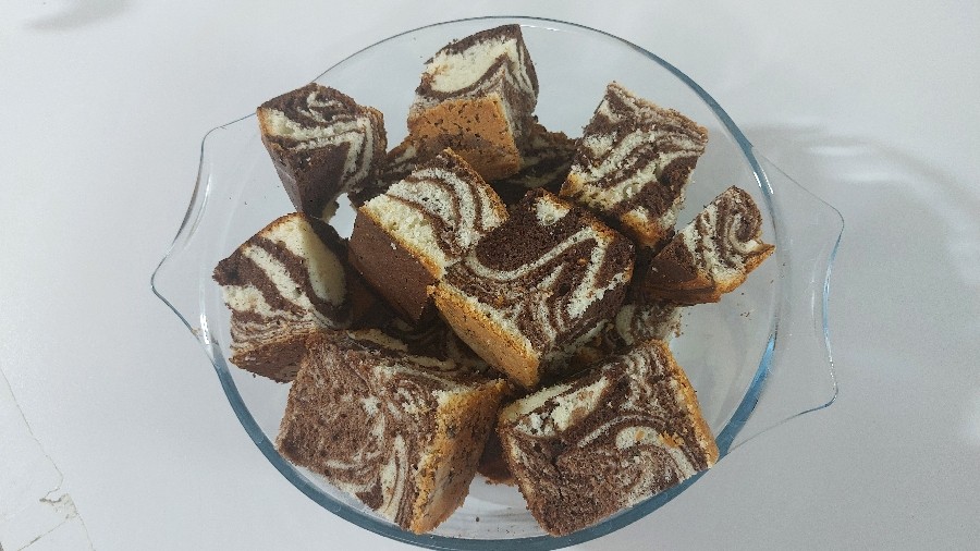 عکس کیک زیرا پنبه ای