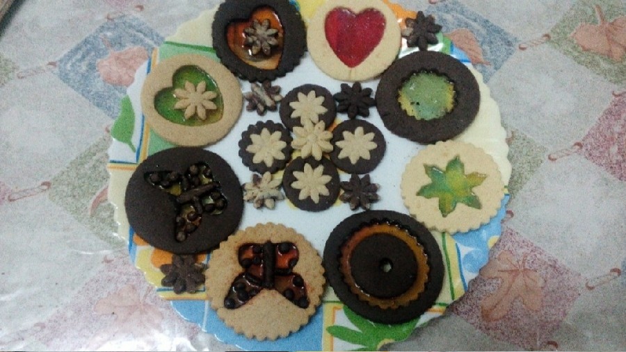 عکس بیسکویت شیشه ای 
