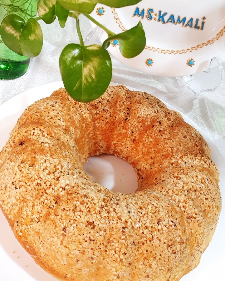 عکس کیک وانیلی پایه خانگی