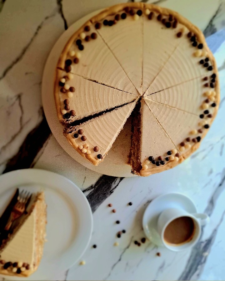 عکس کیک نسکافه 