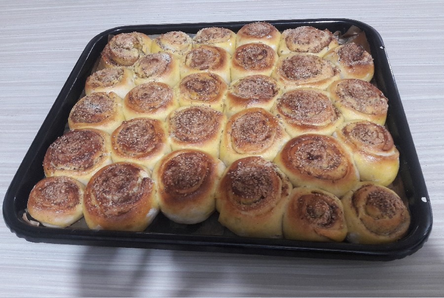 عکس رول دارچین