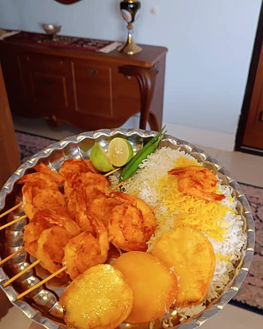عکس میگو سرخ کرده