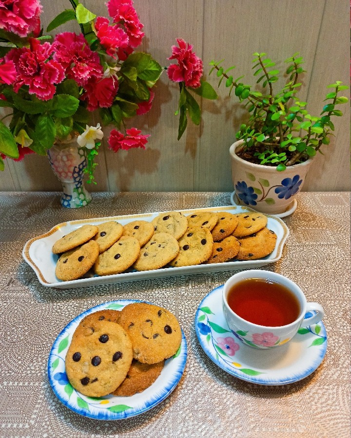 عکس کوکی شکلات چیپسی
