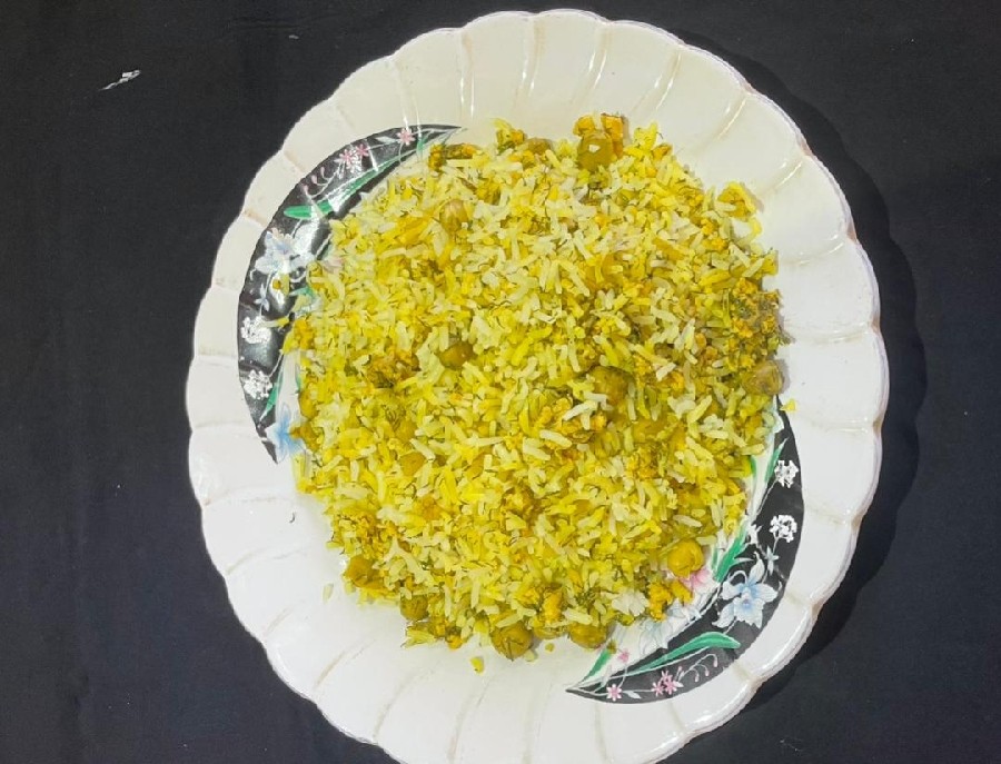 عکس شوید نخود پلو