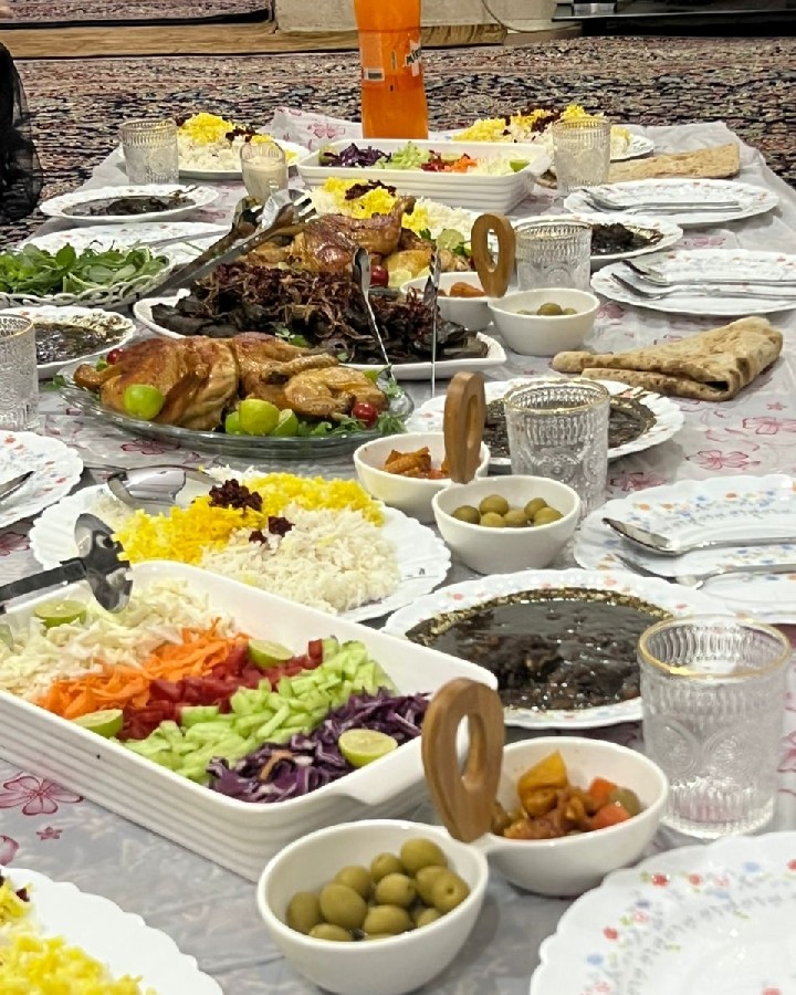 عکس سفره مهمانی 