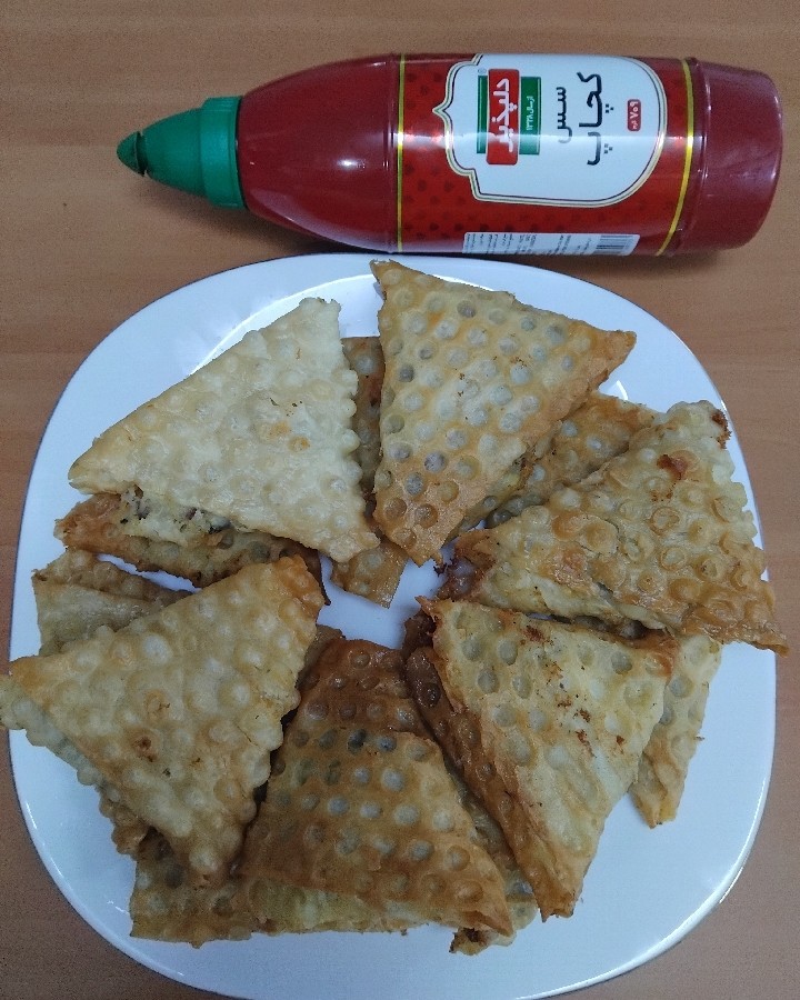 عکس سمبوسه پیتزایی