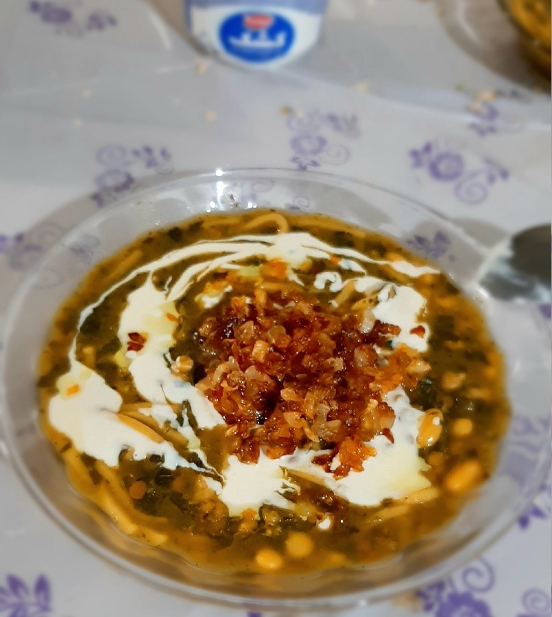 عکس آش اسفناج