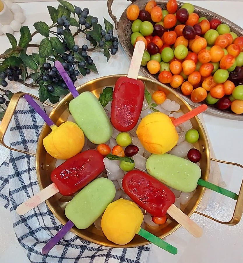 عکس بستنی میوه ایی