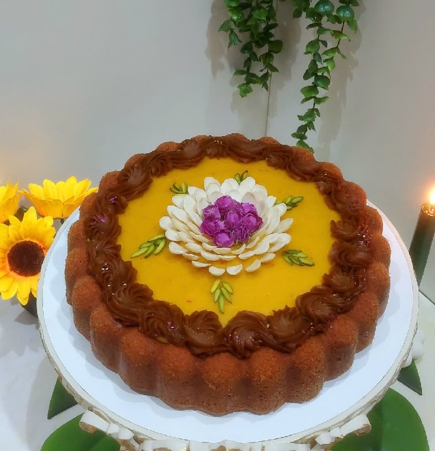 عکس کیک حلوای مجلسی