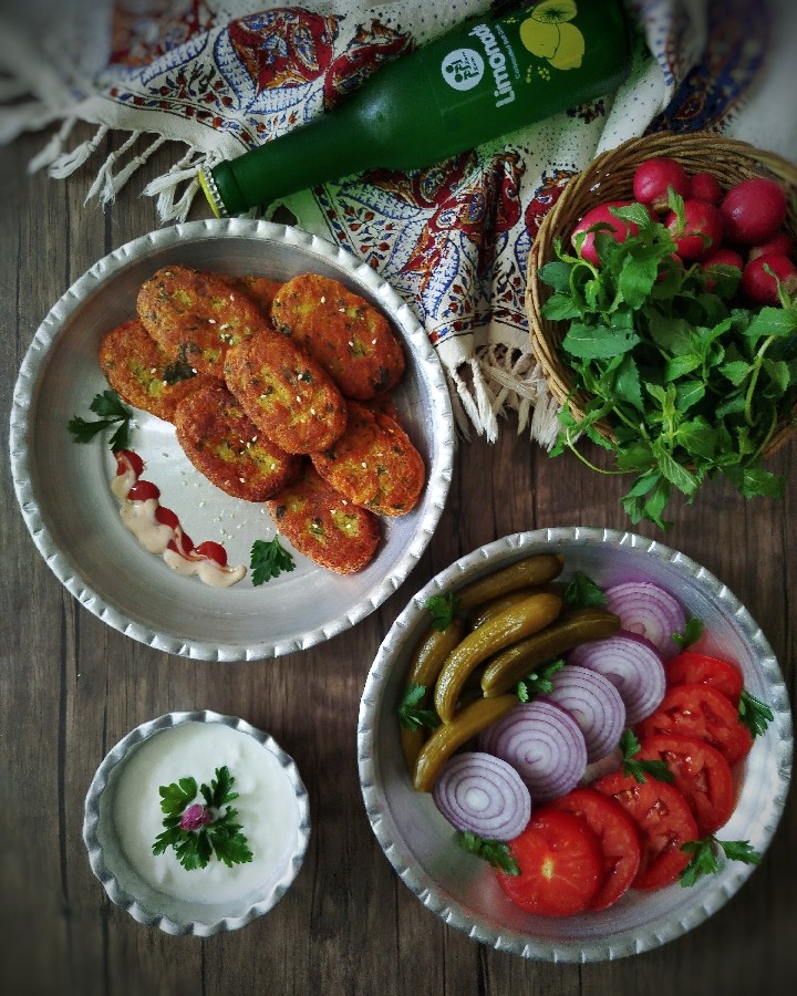 عکس کتلت مرغ