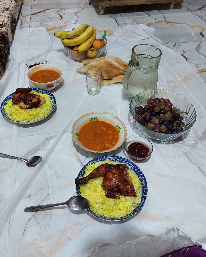 عکس سفره اربعین