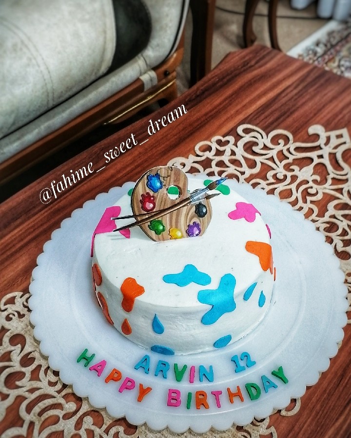عکس کیک تولد پسرم