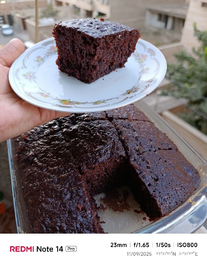 عکس کیک شکلاتی خیس نگار پز