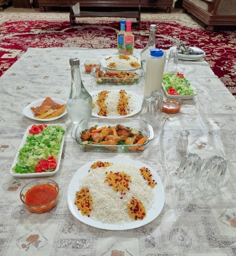 عکس شام خوشمزه، مهمان جاری‌جان