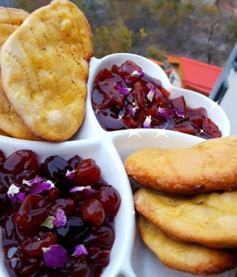 عکس مربا خونگی و نون قندی