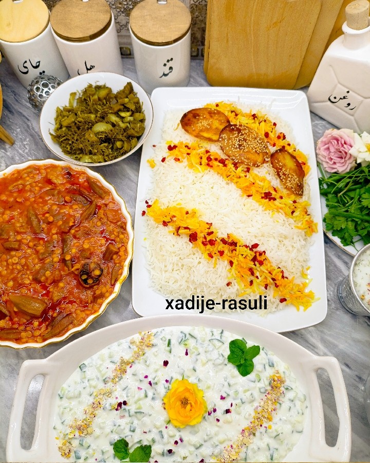عکس خورش بامیه 