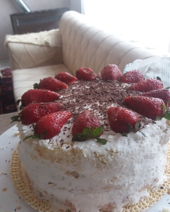 کیک خامه ای????