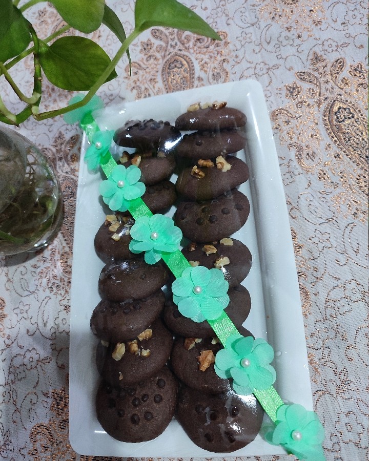 عکس کوکی شکلاتی ساده
