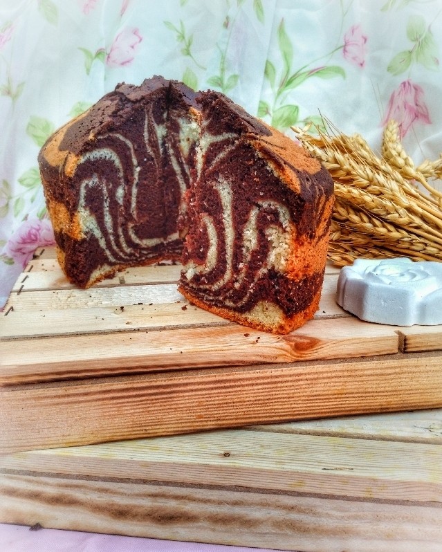عکس زبرا کیک پنبه ای
