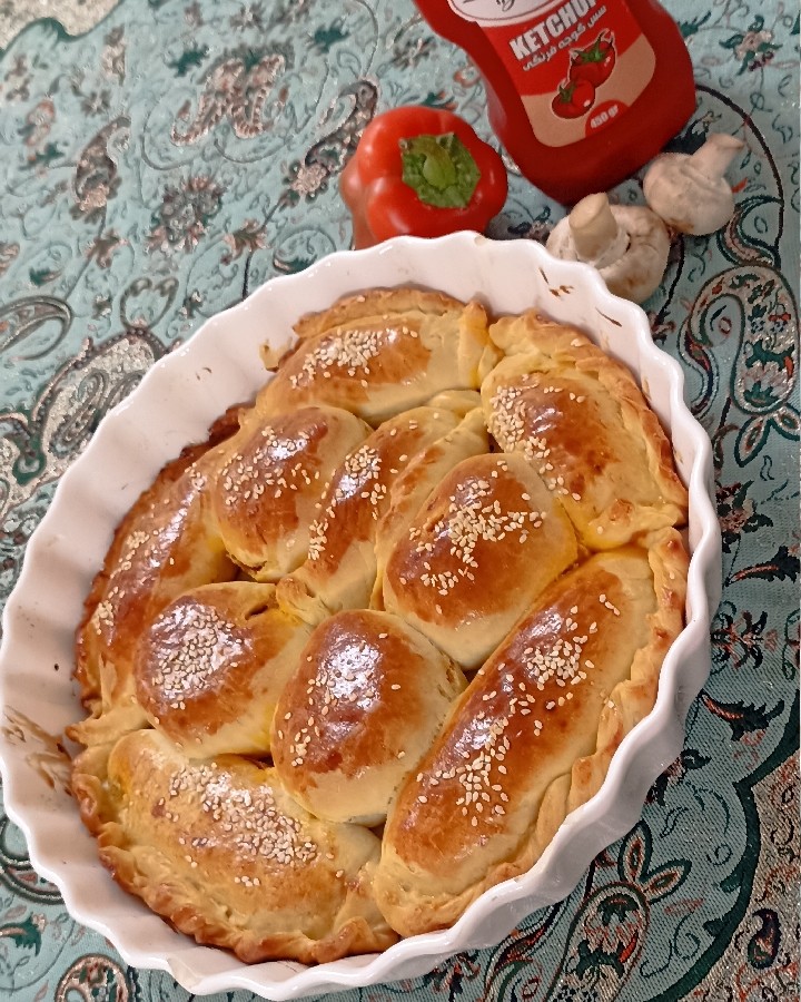 عکس پیراشکی تنوری