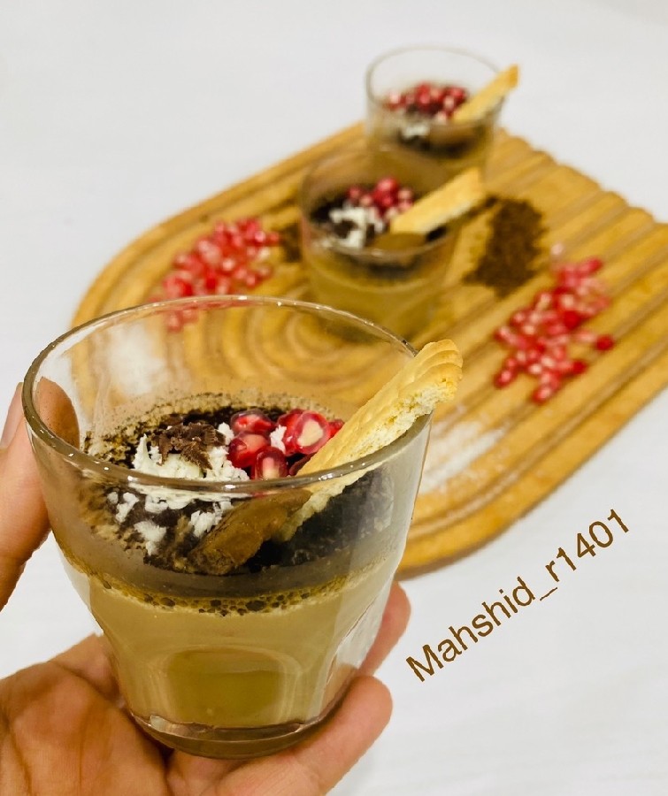 عکس دسر نسکافه ای