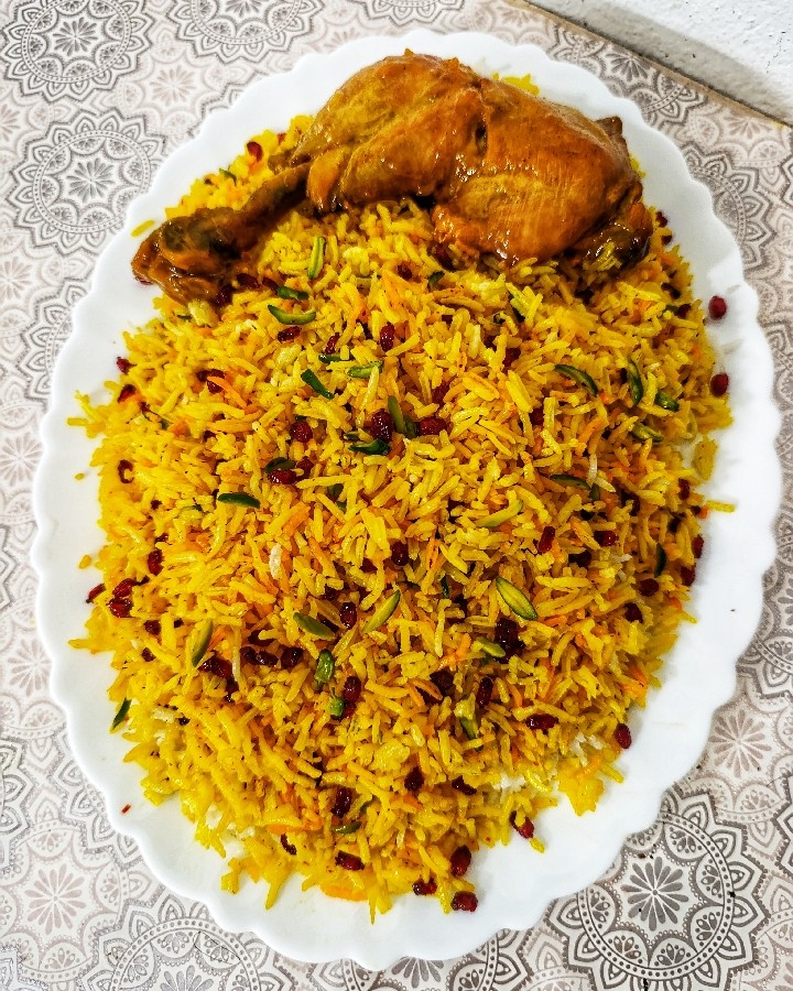 عکس زرشک پلو با مرغ 