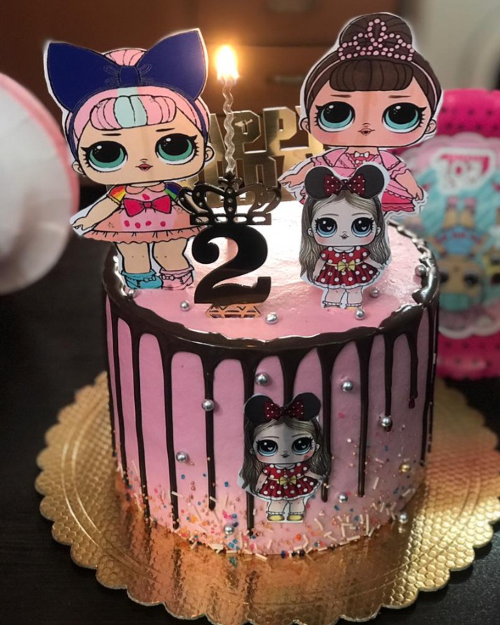 کیک تولددخترگلم...