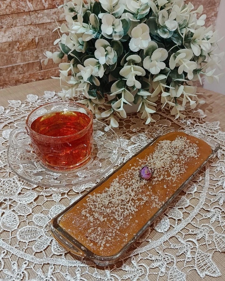 عکس حلوا زعفرونی 