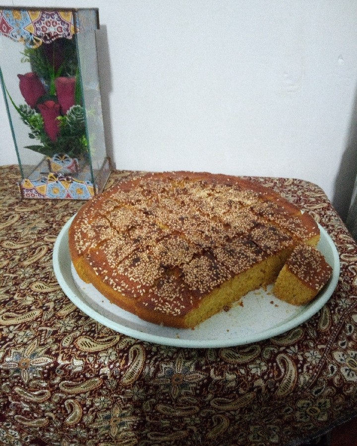 عکس کیک هل،،، قهوه خرما ممنون از پاپیون