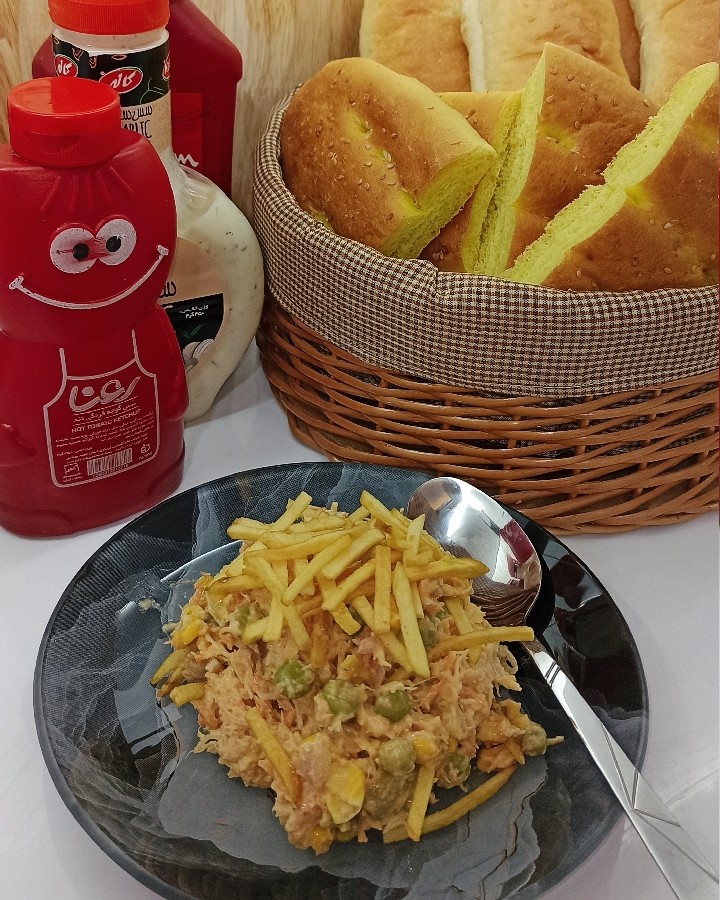 عکس سالاد مرغ متفاوت