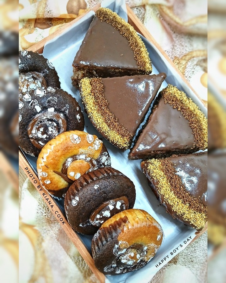 عکس کیک و مافین شکلاتی