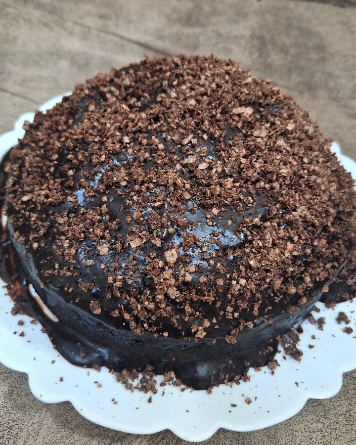 عکس کیک شکلاتی