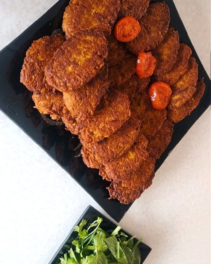 بفرمایید کتلت با سبزی 