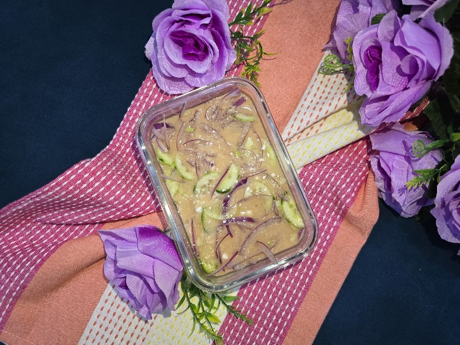 عکس سالاد خیار و پیاز 