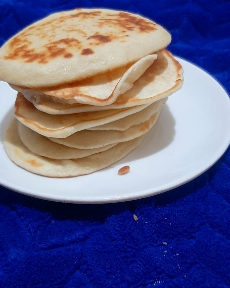 عکس پنکیک  همرا زن عمو