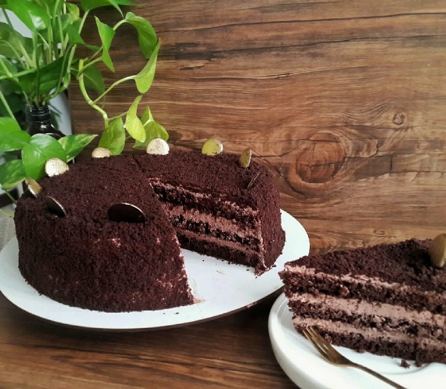 عکس کیک کافه ای کلاسیک